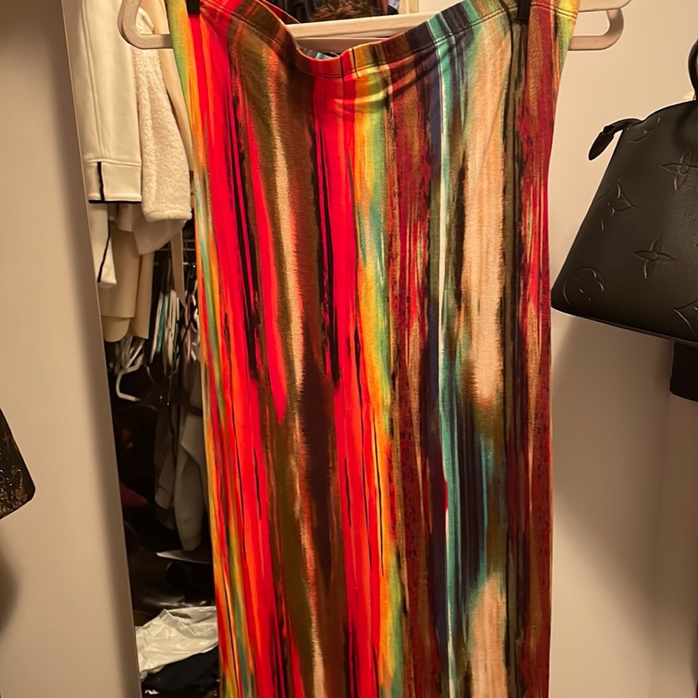 Strip Maxi fashion nova dress
